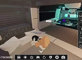 New Session with Beautiful Slut in Roblox Game