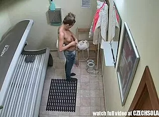 Watch the blonde cutie in public voyeur