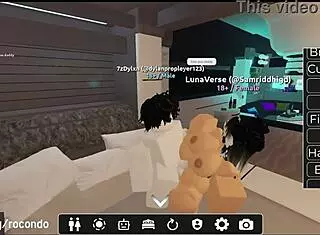 New Session with Beautiful Slut in Roblox Game