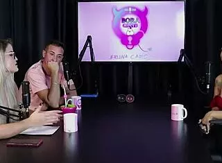 blonde teen in lingerie gets involved in bdsm swingers group sex