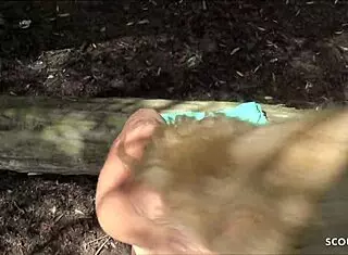 I met this blonde bitch on tinder and fuked her in the woods, it was pubic!