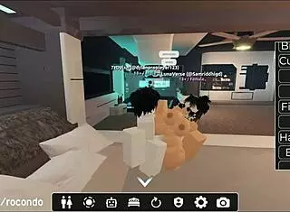New Session with Beautiful Slut in Roblox Game