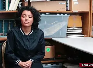 Maya gets caught and intensely fucked by big cock.