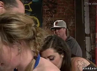 Preachers Teen 18+ Is Group Fucked In Public Bondage Voyeur Fetish