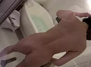 18-year-old japanese girl performs striptease in cosplay before blowjob and creampie sex