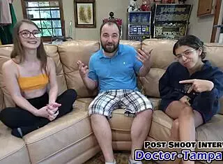 Dr Tampa - Mira Monroe's First Gyno Exam With Spreading