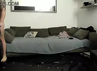 hot student slave spanked and penetrated on webcam part 2