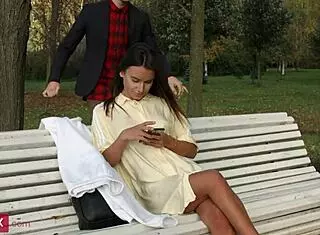 Watch Lana Roy get bent over and ride before her facial.