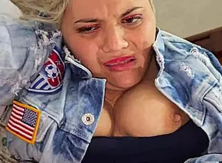 Latina blonde's ass gets dick and more dick in anal fucking