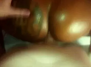 hot ebony women in interracial action