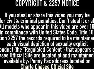 Charlee chase dildo fucks her trimmed cunt in sailor outfit