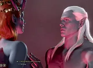 Baldur's Gate 3 naked playthrough features Mizora's seduction and monster penis sex scene