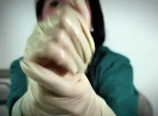 Nurse Uses Latex Gloves In Hospital Fetish Scene With Patient