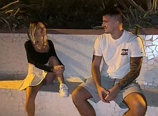 walking by the sea, stranger notices no panties 😏