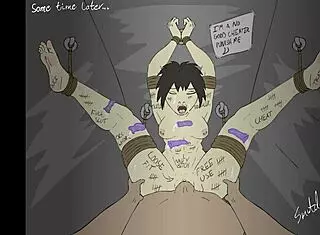 Bound feet in bondage fantasy. Cheater gets punished! 😏