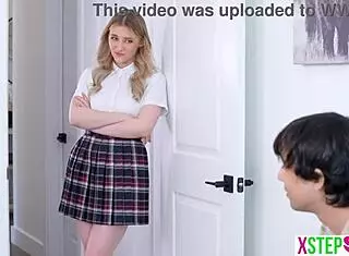 stepsister craving another creampie from stepbro in taboo roleplay