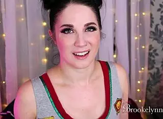 sexy college girl says, 'tease your cock and ruin orgasm in class'