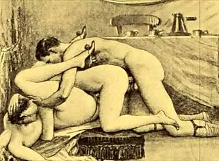Vintage Erotic Art Featuring Beaver
