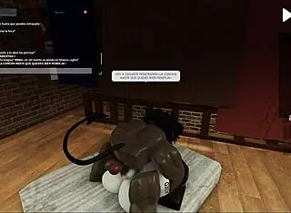 Woman cheats on boyfriend with large black man