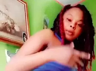 monique shows her phat pussy to me