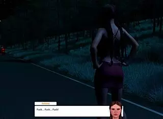 Redhead Rides Monster Cock In Midnight Ride Game