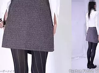 Pantyhose Fetish With Skirt And Stockings For Emotional Satisfaction