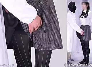 Pantyhose Fetish With Skirt And Stockings For Emotional Satisfaction