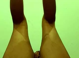 my wife does naked workout and stretches hairy pussy