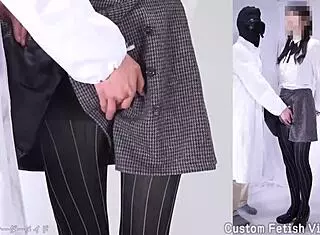 Pantyhose Fetish With Skirt And Stockings For Emotional Satisfaction