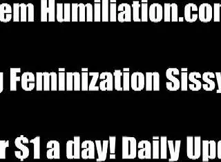 You Become My Personal Sissy Dress Up Doll in Bisexual Femdom BDSM Scene