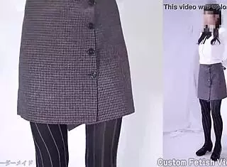 Pantyhose Fetish With Skirt And Stockings For Emotional Satisfaction