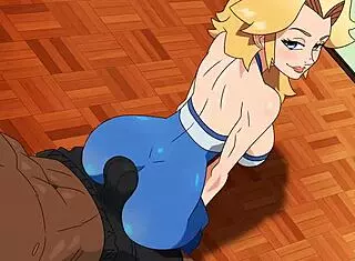 tifanny does her yoga routine