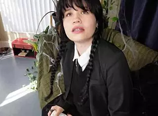 Wednesday Addams Takes Huge Dick Deep Ft Yhivi