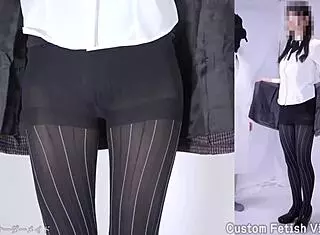 Pantyhose Fetish With Skirt And Stockings For Emotional Satisfaction