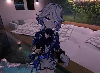 Yukoshvr - Kafka And Furina Take Turns On Goth Boy