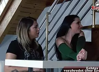 german big tits milf in anal threesome casting hardcore.