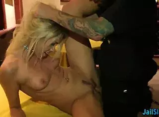 blonde teen delinquent gets pounded by cop