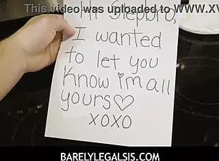 Homeschooled 18yo meets her first cock