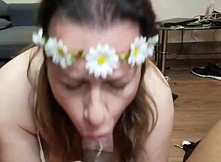 Ева Џејн страствено дразни и дубоко грли амерички црни курац