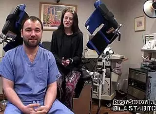 Lainey's shaved pussy gets blasted with cum in missionary position.