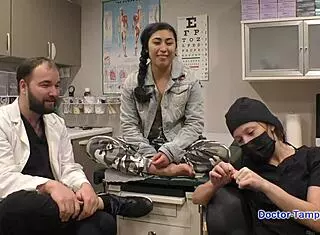 In Florida, Dr. Tampa meets Jasmine Rose, a Latina with long hair and small tits, for a night of humiliation and doggystyle