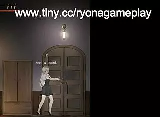 cute lady having sex with knight in ritual