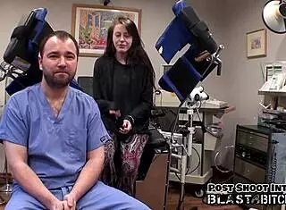 Lainey's shaved pussy gets blasted with cum in missionary position.