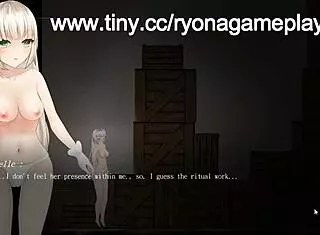 cute lady having sex with knight in ritual