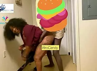 Unexpected Encounter with Honorable Leads to Immediate Big Black Cock Action at the Door