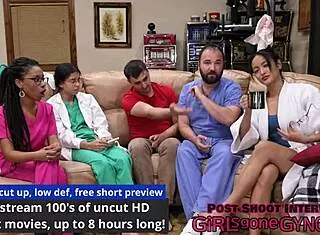 aria nicole gets her yearly physical