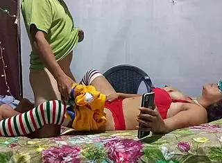 Dirty Stepmother Fucks Innocent Stepson