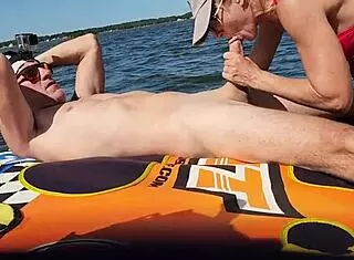 Hot Athletic Couple Have Sex On A Jetski In The Middle Of A Lake