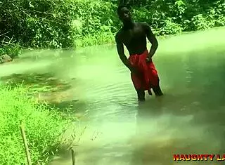 Ebony African Wife FUCKS Her Pastor During Water Baptism