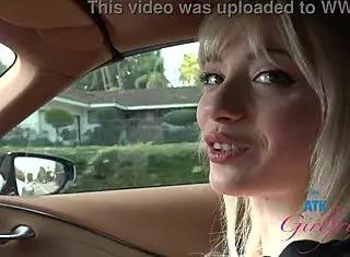 Cecelia Taylor on intimate date, having fun and giving amazing roadhead pov with creampie